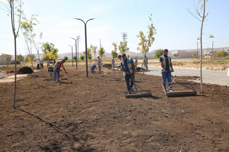 HALİLİYE’DE “YEŞİLİN KALBİ” İÇİN HUMMALI ÇALIŞMA