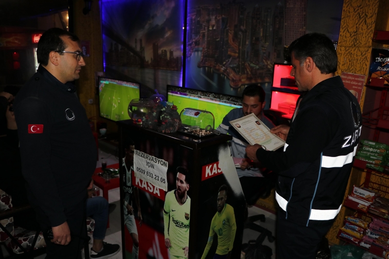 Haliliye’de zabıtadan gece denetimini