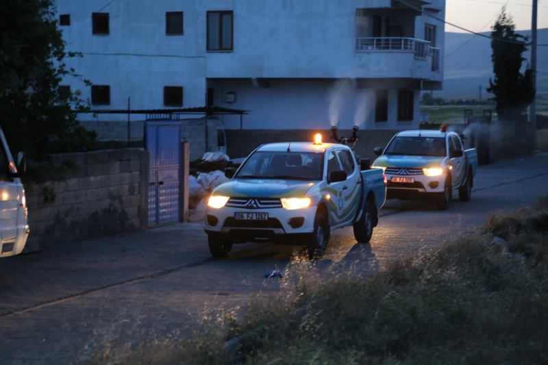 Haliliye'den Kırsalda Hummalı İlaçlama Çalışması