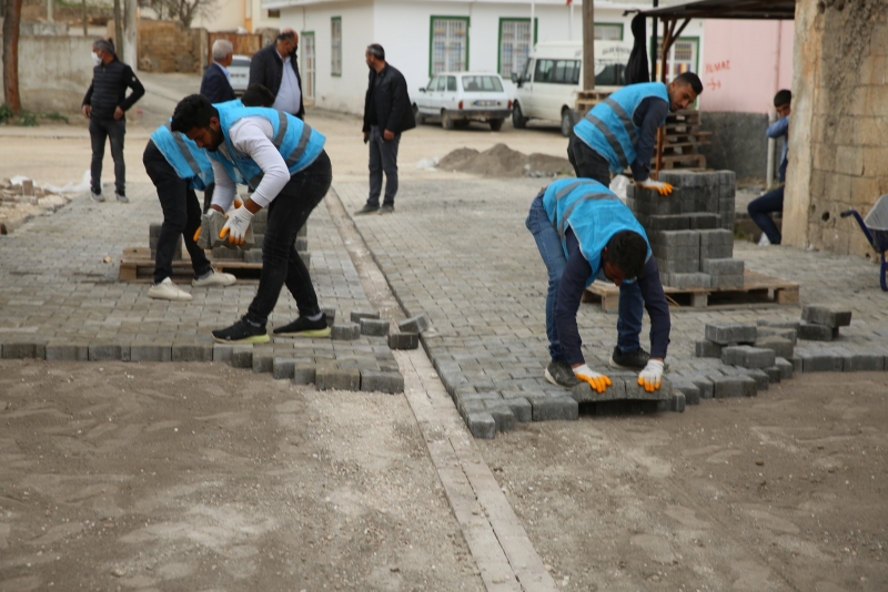 Haliliye’nin 4 mahallesinde yol yapım çalışması