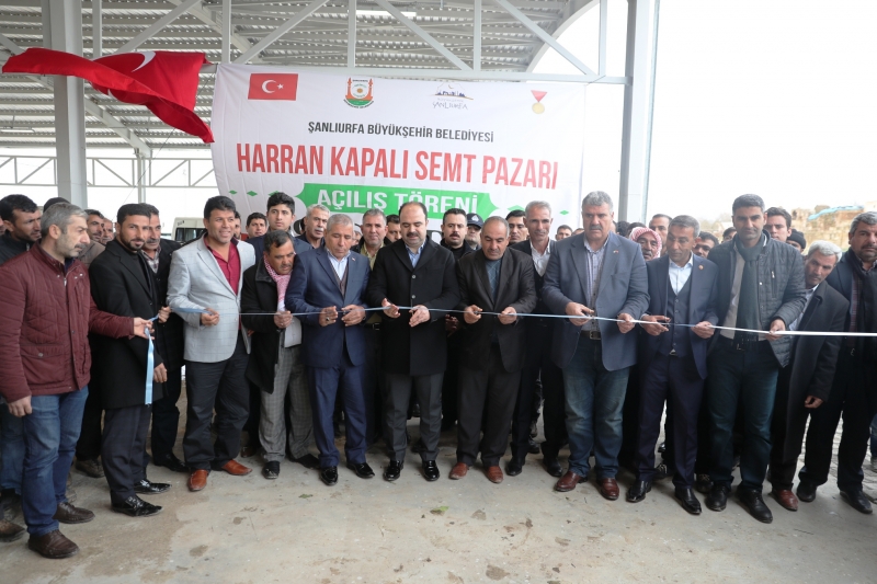 Harran Çok Amaçlı Semt Pazarının Açılışı Gerçekleştirildi