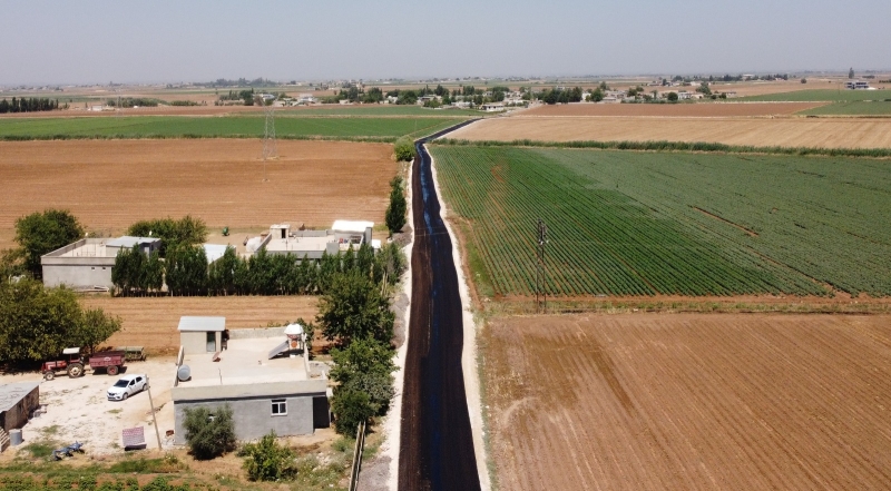 HARRAN KIRSALINDA YOLLAR ASFALTLANIYOR