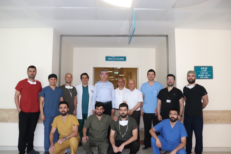HARRAN ÜNİVERSİTESİ HASTANESİ ÜROLOJİ ANABİLİM DALI ALANINDA KALİTESİNİ TESCİLLEDİ