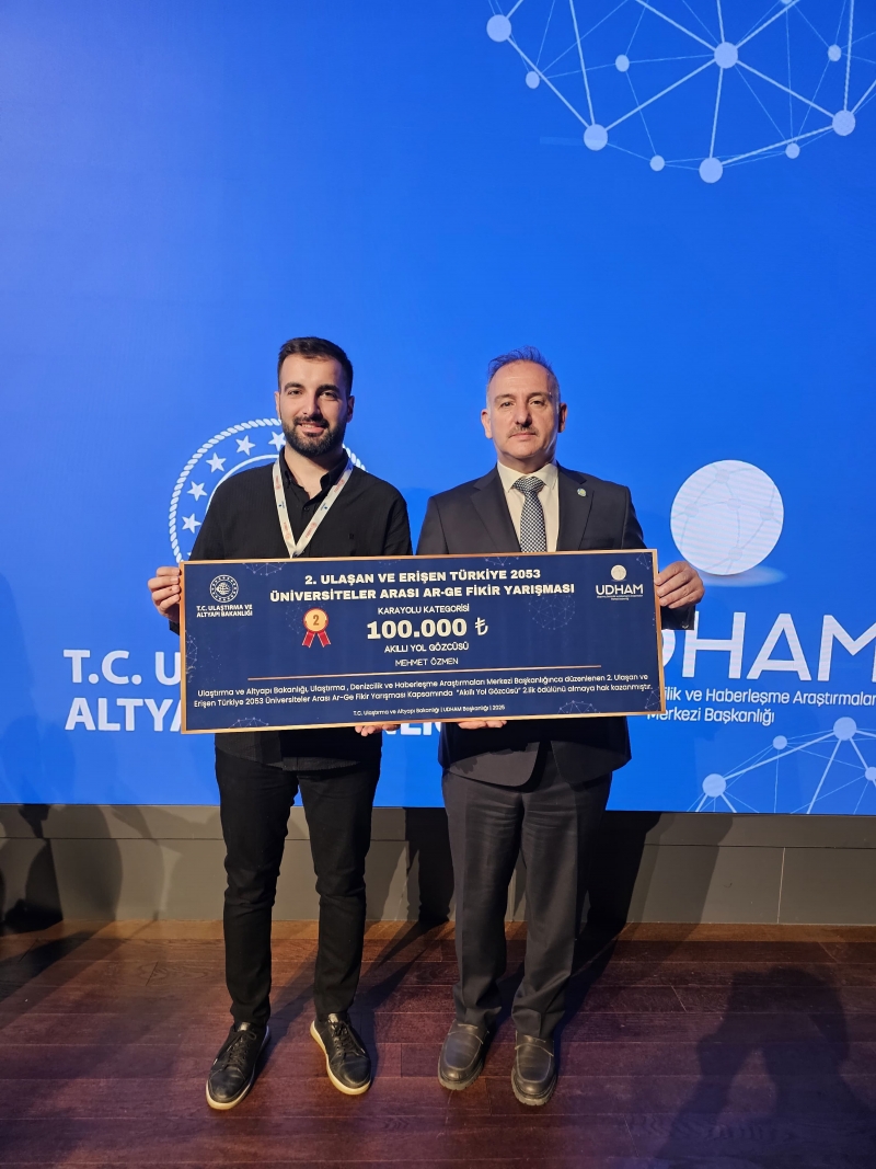 Harran Üniversitesi Öğrencilerinin Projelerine Ulaştırma Bakanlığından Ödül