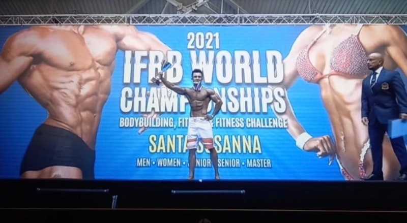 Harran Üniversitesi Öğrencisi Abdulsamet Çevik, Vücut Geliştirme Alanında Dünya Şampiyonu Oldu.