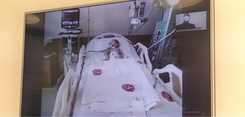 HARRAN ÜNİVERSİTESİ HASTANESİNDE “GÖRÜNTÜLÜ GÖRÜŞME MERKEZİ” DÖNEMİ