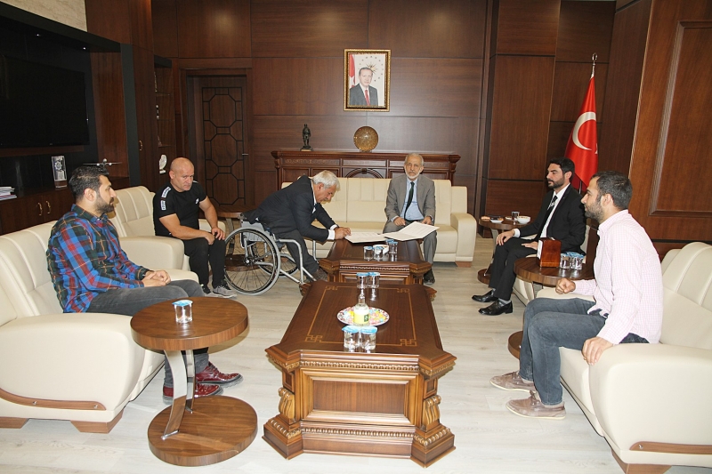 Harran Üniversitesi, Engelliler Spor Kulübüne Eğitim Desteği Verecek