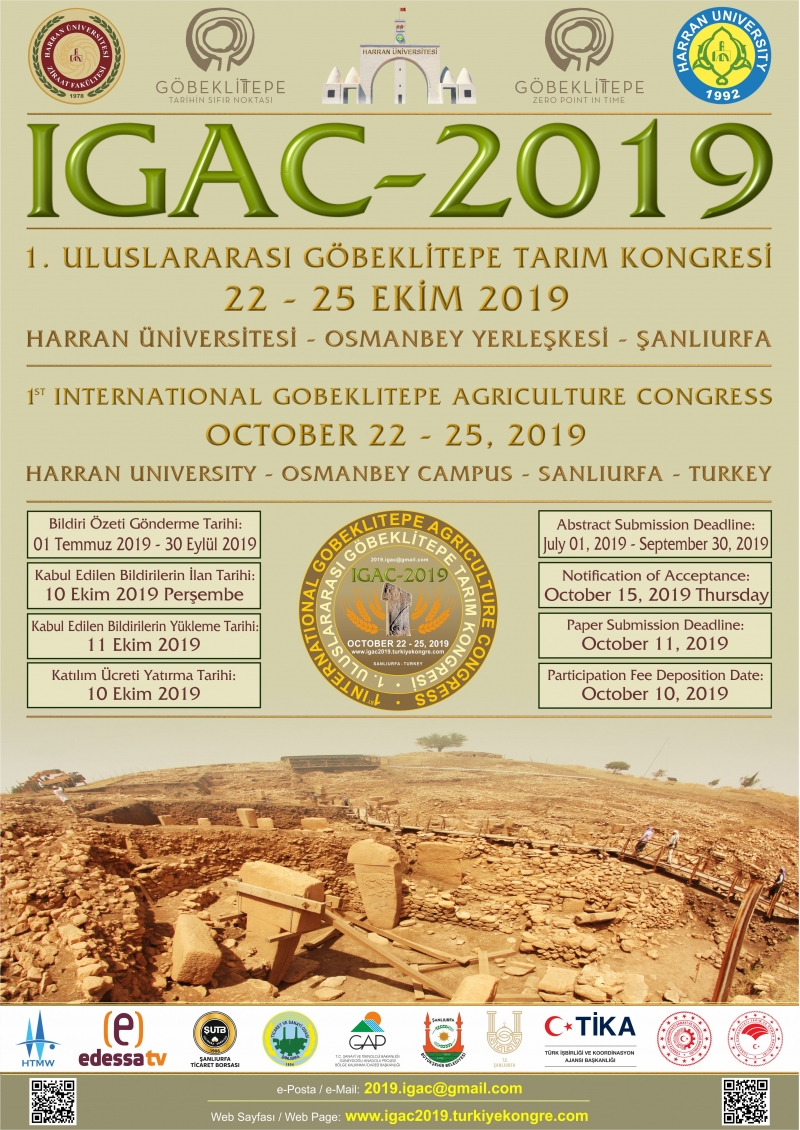 Harran Üniversitesi Uluslararası Göbeklitepe Tarım Kongresine Ev Sahipliği Yapacak