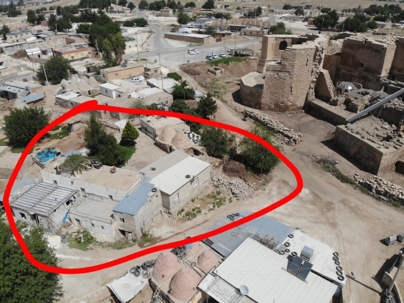 Harran'da Arkeolojik Alanda Prefabrik Tahribat