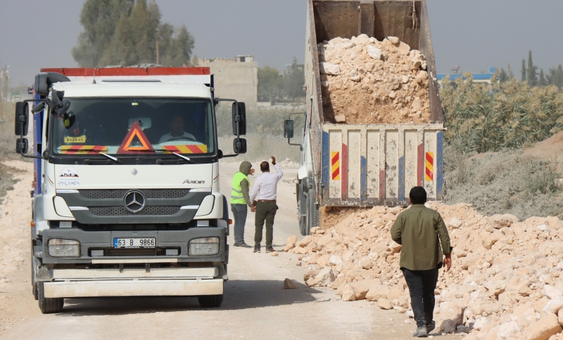 HARRAN’DA GRUP YOLLARI YENİLENİYOR