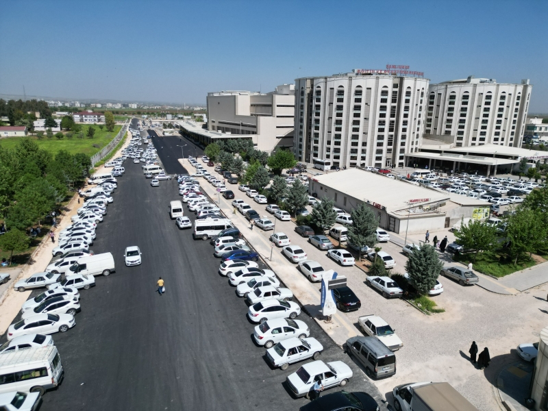 HASTANE YOLUNDA AFALT ÇALIŞMASI TAMAMLANDI