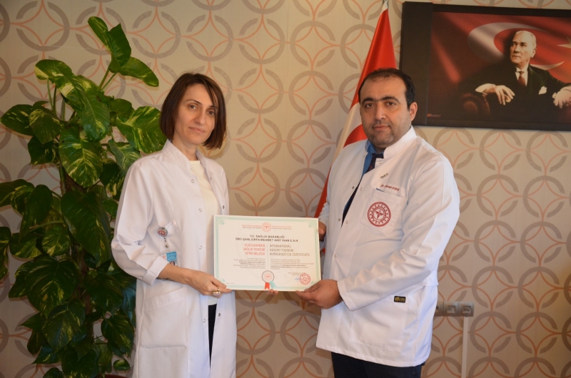 MEHMET AKİF İNAN HASTANESİ ULUSLARARASI SAĞLIK TURİZMİ YETKİ BELGESİNİ ALDI