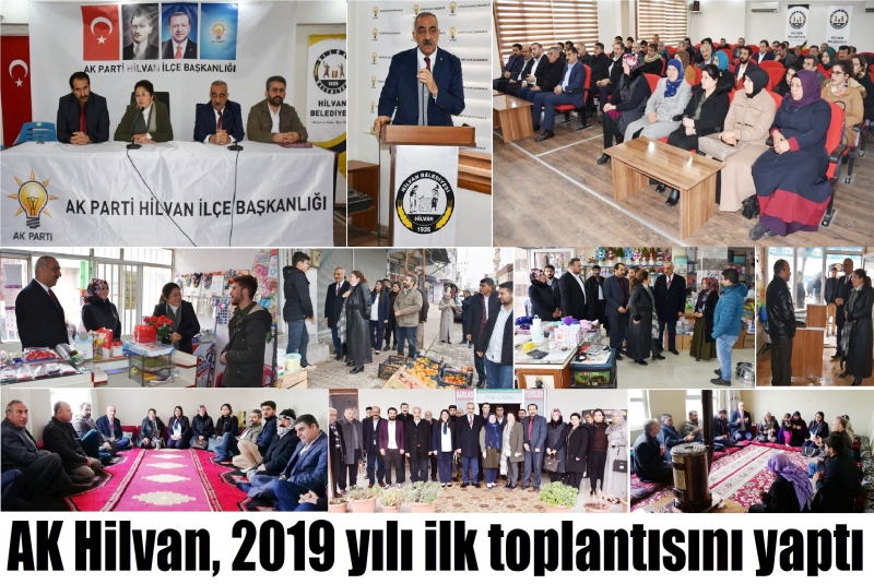 Hilvan 2019 yılı ilk toplantısını yaptı