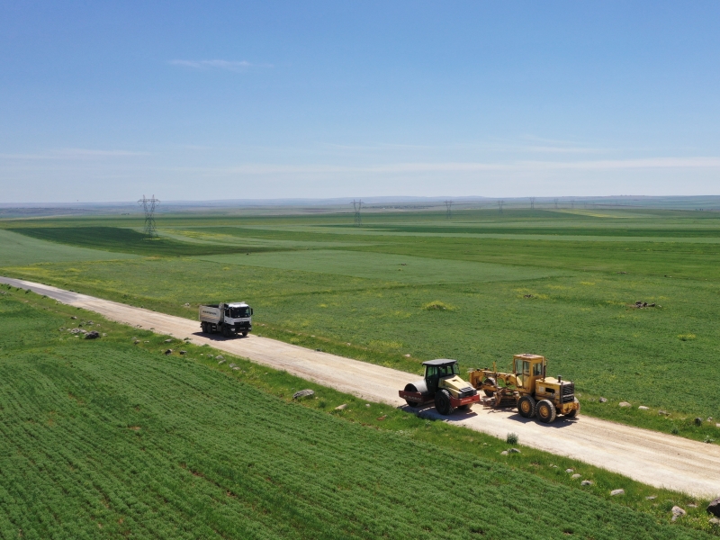 HİLVAN KIRSALINDA YOL YAPIM ÇALIŞMALARI TAMAMLANDI