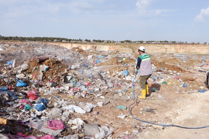 Hilvan’da Larva ile mücadele çalışmaları