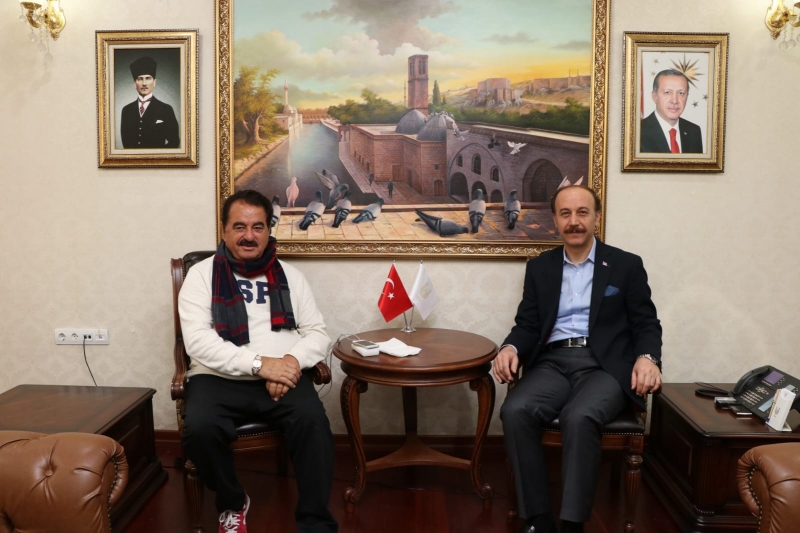 İbrahim Tatlıses'den Vali Erin'e Nezaket Ziyareti