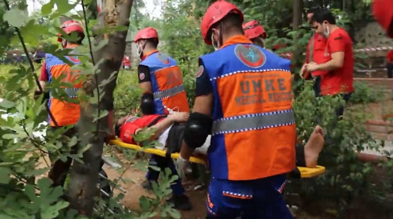 İl Sağlık Müdürlüğü Tarafından UMKE Tatbikatı Gerçekleştirdi