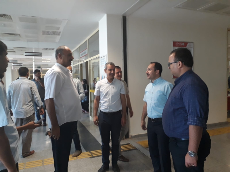 İl Sağlık Müdürü denetimlerine devam ediyor.