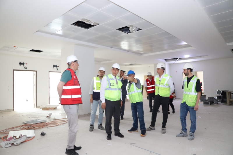 İl Sağlık Müdürü Doç. Dr. Abdullah Solmaz’dan Şanlıurfa Şehir Hastanesi’ne İnceleme Ziyareti