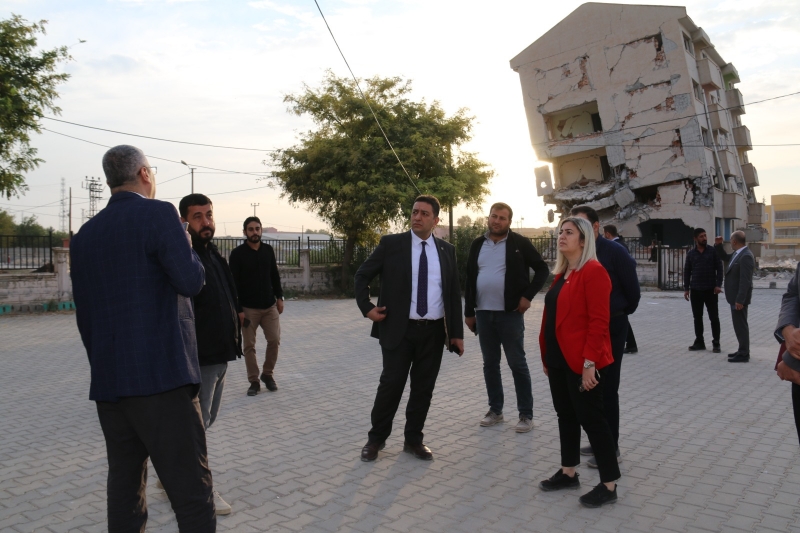 İl Sağlık Müdürü Doç. Dr. Abdullah Solmaz, Harran devlet hastanesinde incelemelerde bulundu.