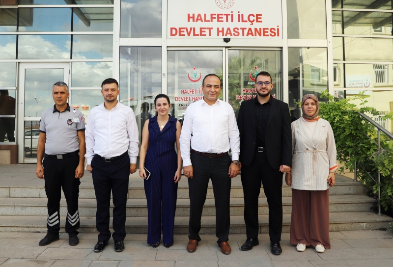 İl Sağlık Müdürü Dr. Erhan Berk Halfeti’deki Sağlık Tesislerini Ziyaret Etti