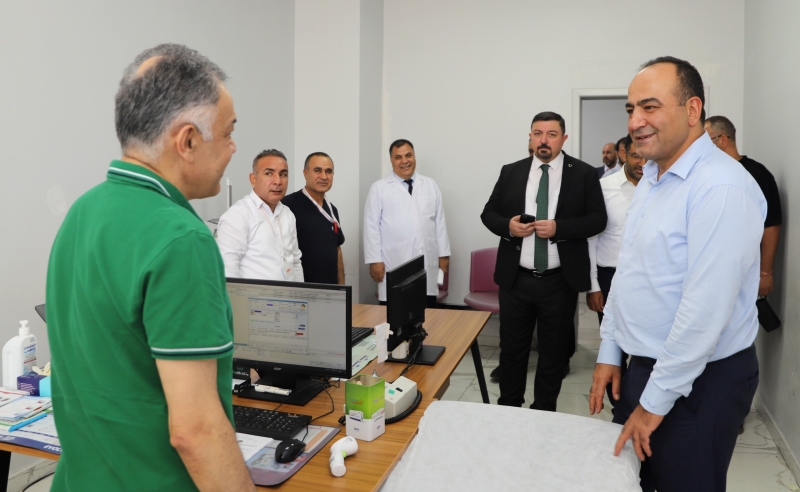 İl Sağlık Müdürü Dr. Erhan Berk’ten Haliliye Ağız ve Diş Sağlığı Hastanesine İnceleme Ziyareti