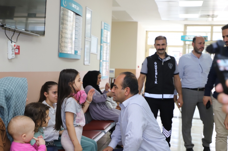 İl Sağlık Müdürü Dr. Erhan Berk’ten Siverek ve Hilvan’a Yerinde Denetim