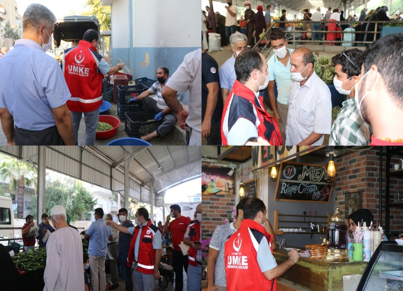 İl Sağlık Müdürü ERKUŞ ve Yöneticileri denetimlere devam ettiler…