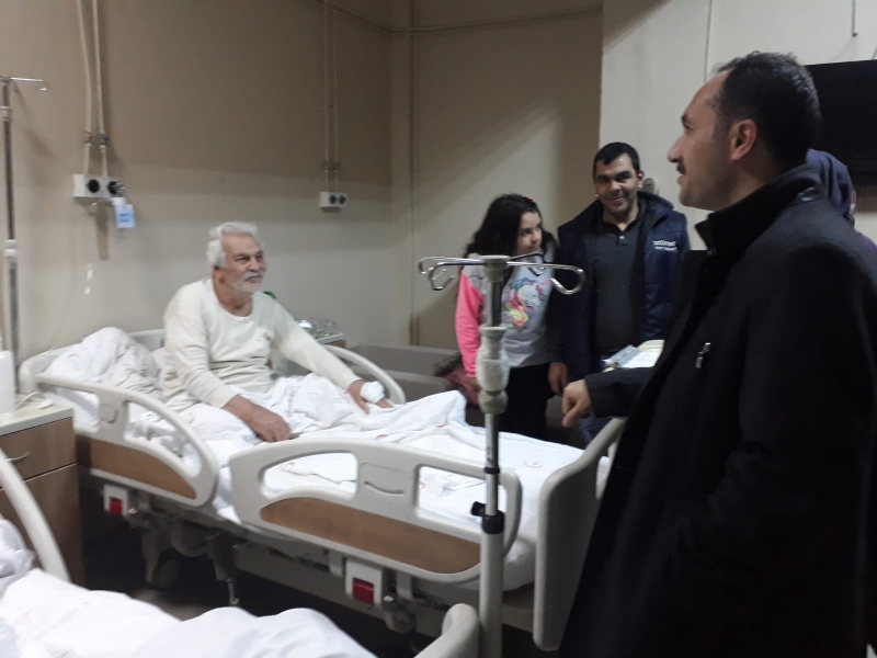 İL SAĞLIK MÜDÜRÜ HASTANELERDE İNCELEMELERDE BULUNDU.