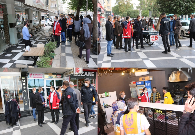 İl Sağlık Müdürü Maske Denetimlerine Aralıksız Devam Ediyor.