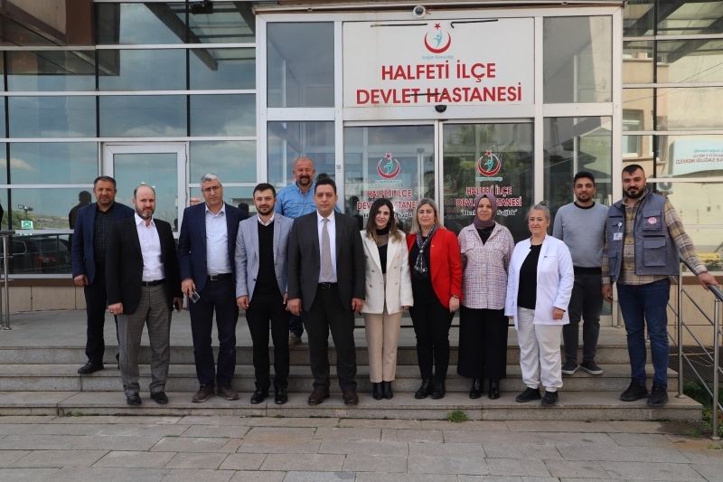 İl Sağlık Müdürü Solmaz Halfeti de ki Sağlık tesislerini ziyaret etti