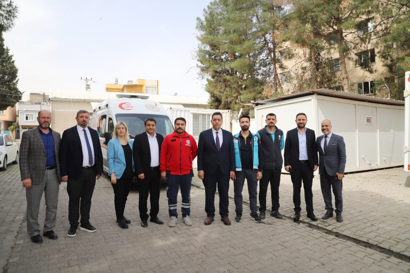 İl Sağlık Müdürü Solmaz'dan Ceylanpınar'a Yerinde Değerlendirme: “Hedefimiz Sağlık Hizmetlerinde Kaliteyi En Üst Seviyeye Taşımak”