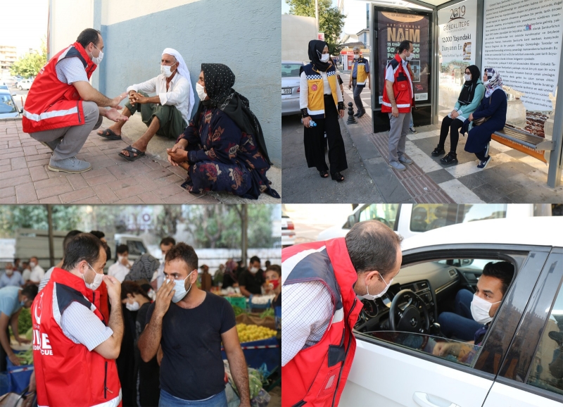 İl Sağlık Müdürü ve Yöneticileri Covid-19 salgınıyla mücadele kapsamında Haliliye ilçesinde denetimler gerçekleştirildi.