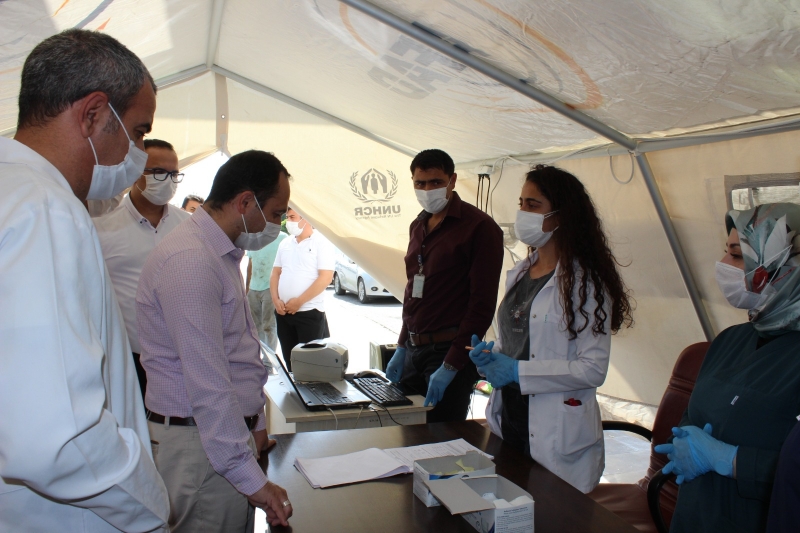 İl Sağlık Müdürü Viranşehir’de incelemelerde Bulundu.