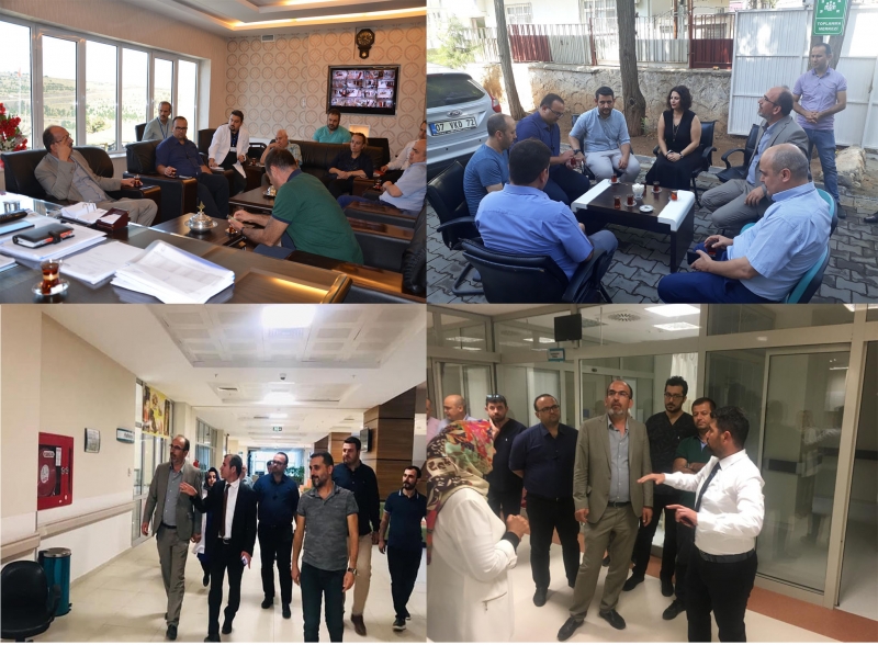 İl ve  ilçe hastanelerinde incelemeler...