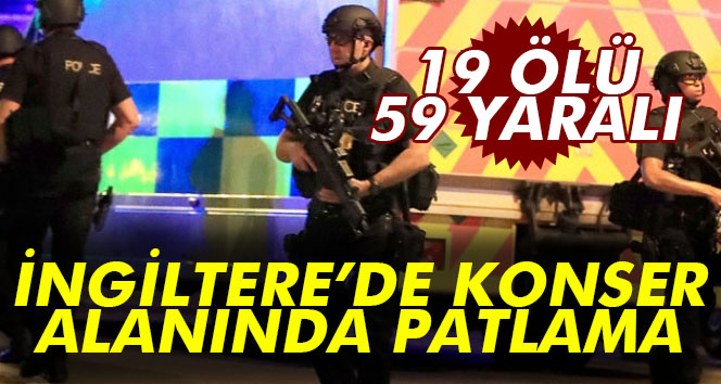 İngiltere'de konser alanında patlama