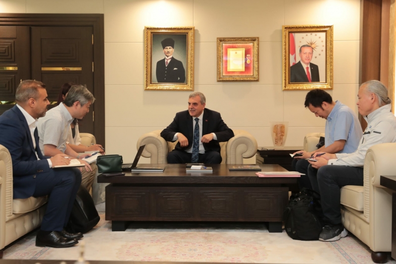 JAPONYA ULUSLARARASI İŞBİRLİĞİ AJANSI JICA’DAN BAŞKAN BEYAZGÜL’E ZİYARET