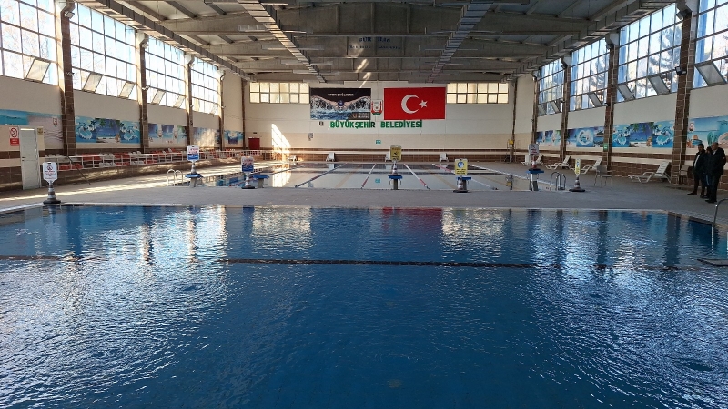 KAPALI HAVUZLARDA ISITMA SİSTEMİ YENİLENDİ