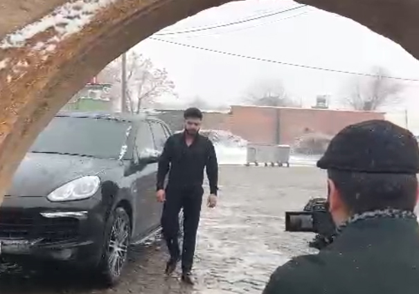 KAR ALTINDA KLİP ÇEKTİLER