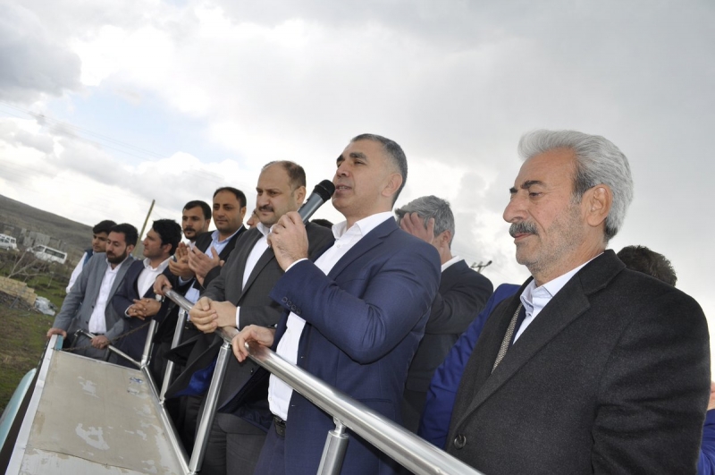 Karacadağ'da Ak Parti'ye Destek Mitingi Düzenlendi