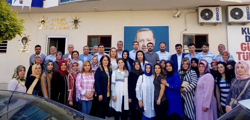 Karaköprü Ak kadınlar tam kadro sahada