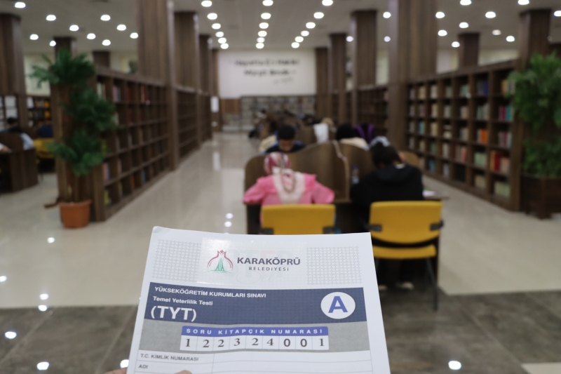 KARAKÖPRÜ BELEDİYESİ'NDEN YKS ÖĞRENCİLERİNE DESTEK
