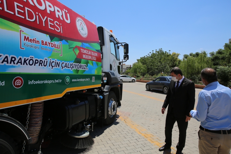 KARAKÖPRÜ BELEDİYESİ ARAÇ FİLOSUNU GÜÇLENDİRİYOR