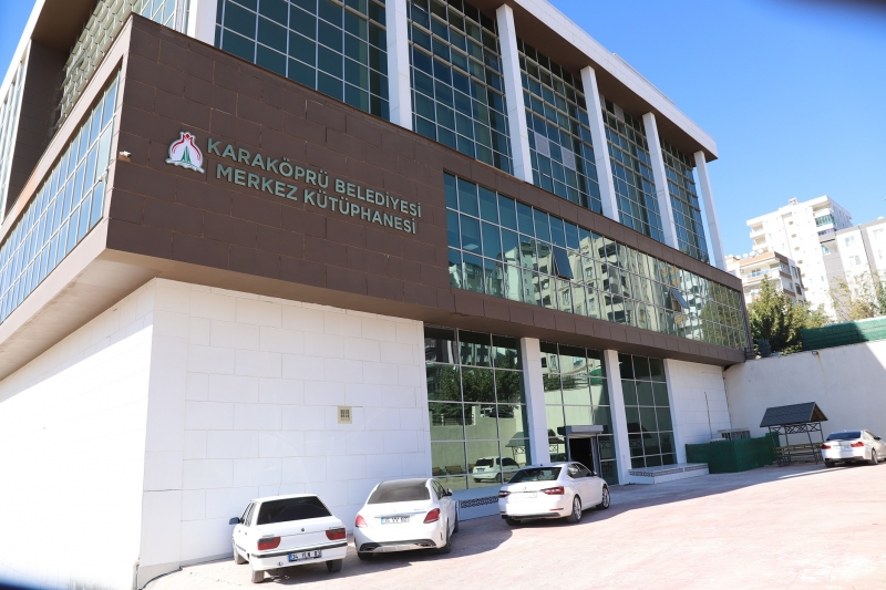 KARAKÖPRÜ BELEDİYESİ MERKEZ KÜTÜPHANESİ AÇILIŞA HAZIR