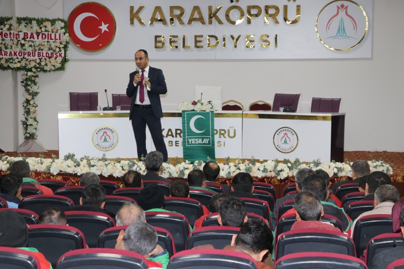 KARAKÖPRÜ BELEDİYESİ PERSONELİNE BAĞIMLILIKLA MÜCADELE EĞİTİMİ VERİLDİ