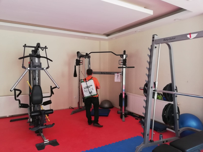 Karaköprü Belediyespor topbaşı yapıyor