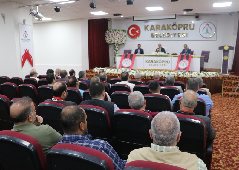 KARAKÖPRÜ BELEDİYESPOR YÖNETİMİ GÜVEN TAZELEDİ