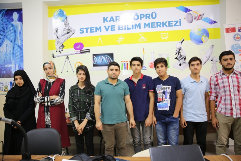 Karaköprü de Gençler Bilimle Buluştu