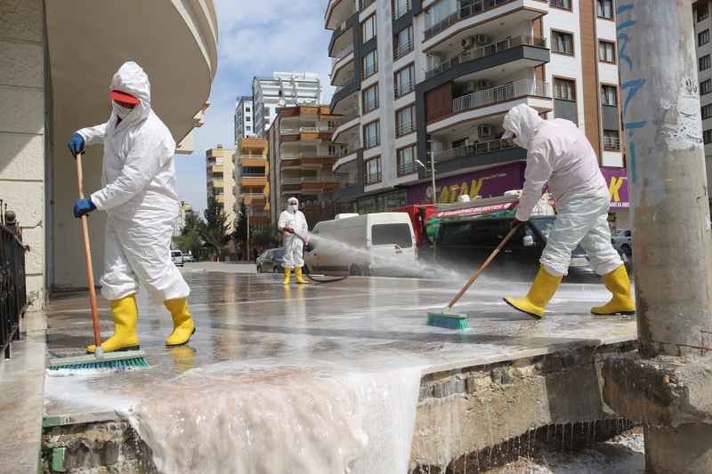 KARAKÖPRÜ  DEZENFEKTE TİMİ ÇANKAYA’DA