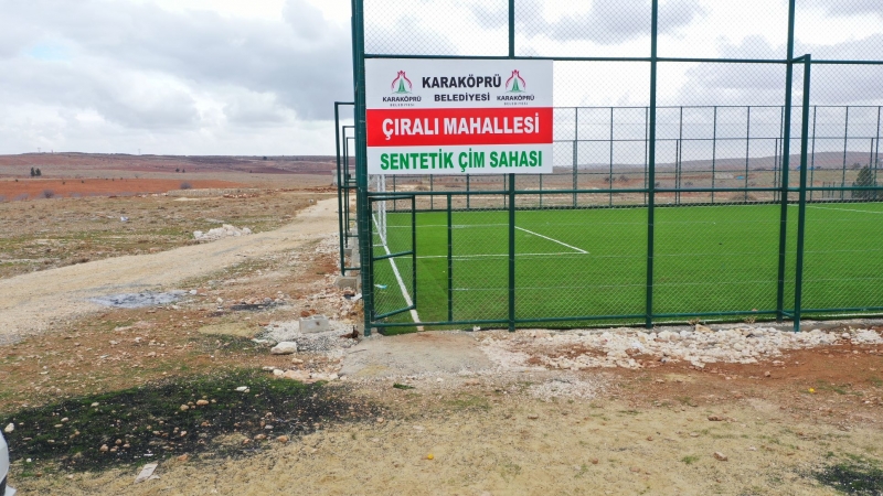 KARAKÖPRÜ KIRSALINDA SPOR YATIRIMLARI SÜRÜYOR